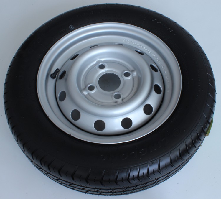 Wheel 155 70 R13 387kg 4x100 mm for trailers UNITRAILER