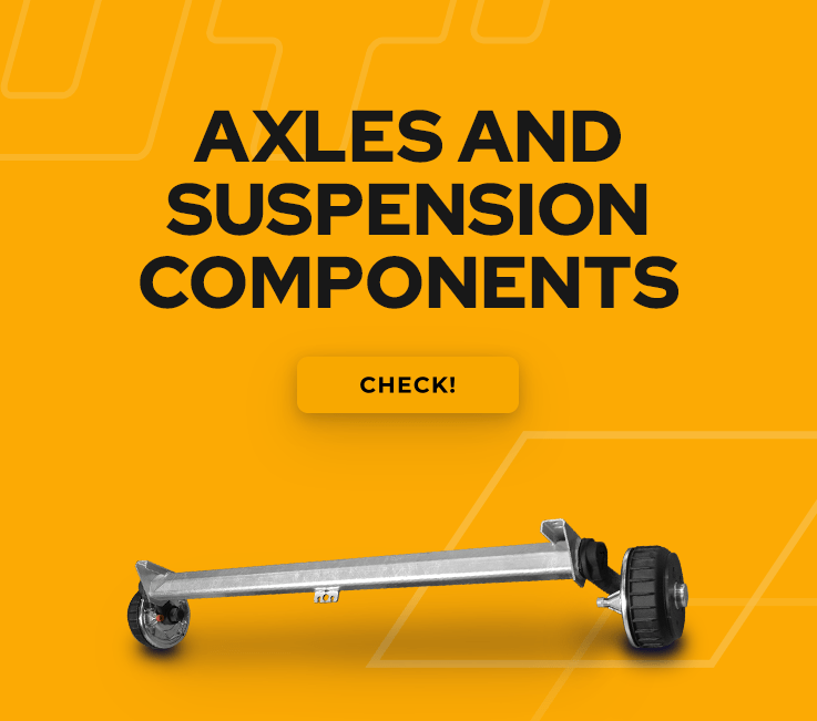 Axles and suspension components