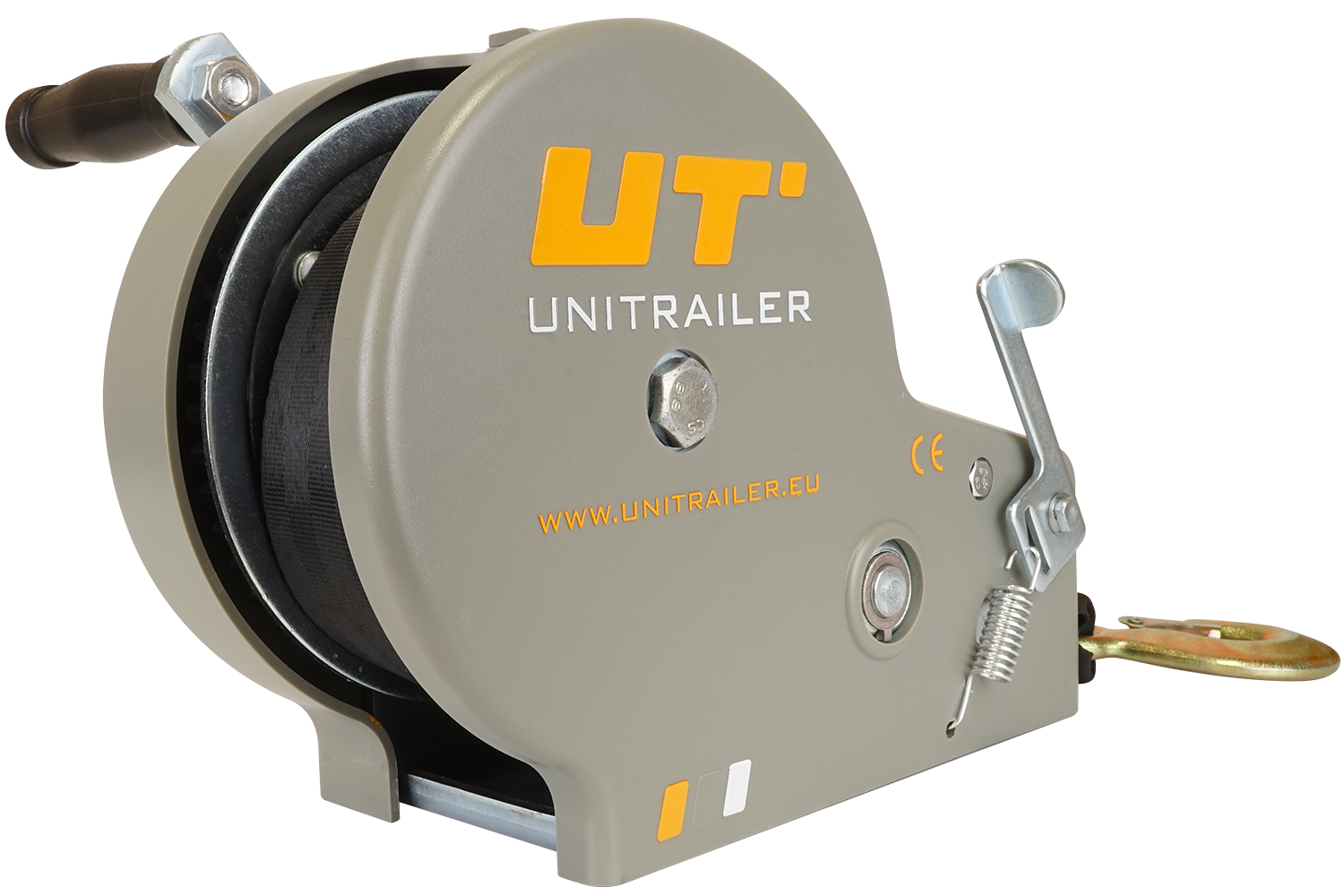 Hand winch with strap and UNITRAILER casing 1135 kg UNITRAILER