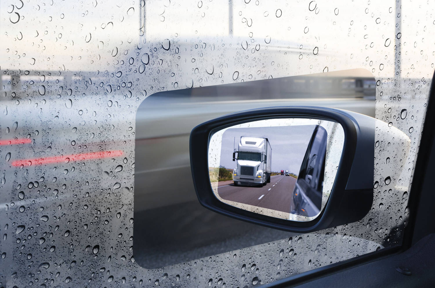 Rain cover for mirrors and windows CLEARVIEW LARGE UNITRAILER