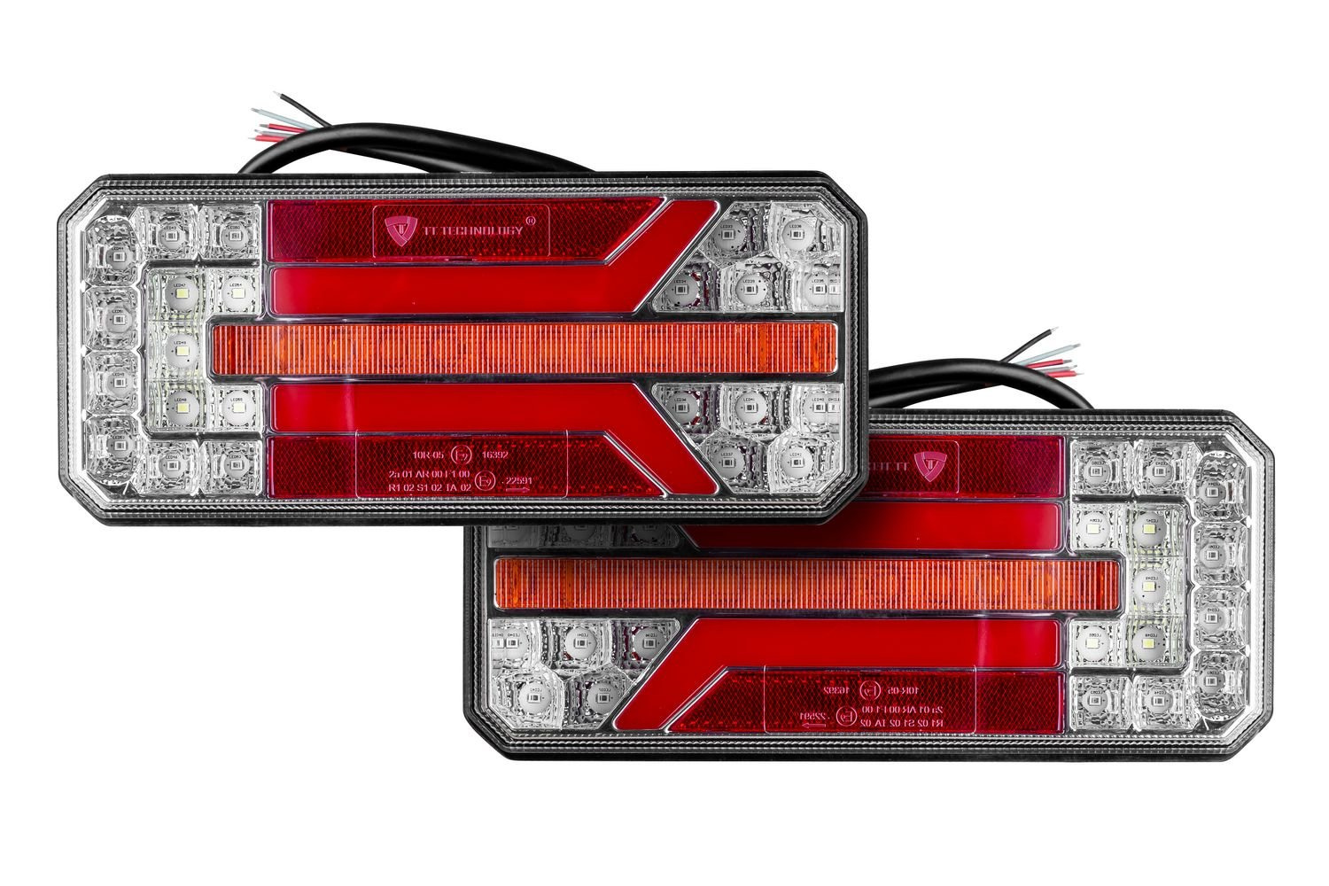 Set Left Right Led Rear Lamps With Dynamic Indicators