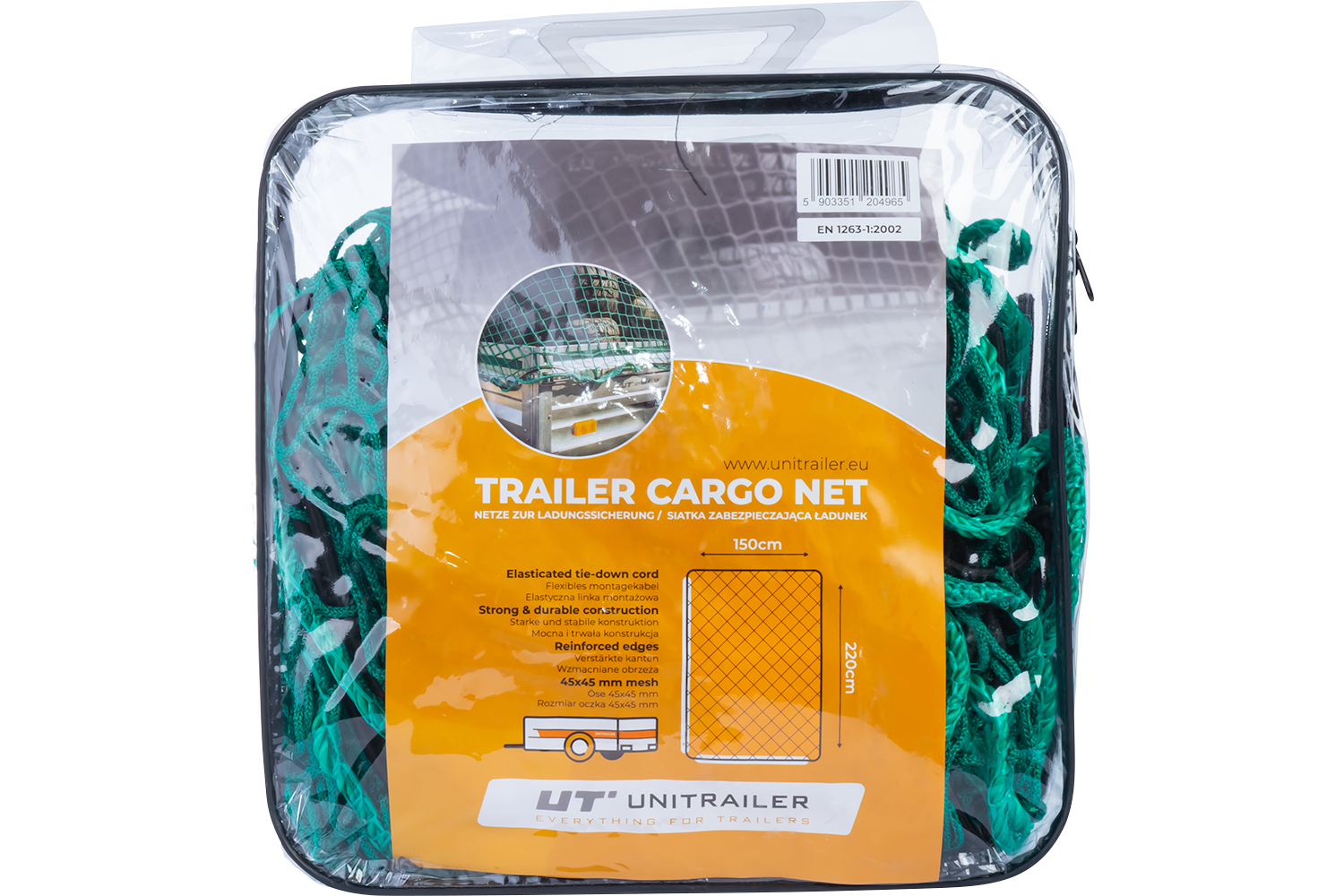 Trailer cargo net by UNITRAILER 2200x1500 mm UNITRAILER