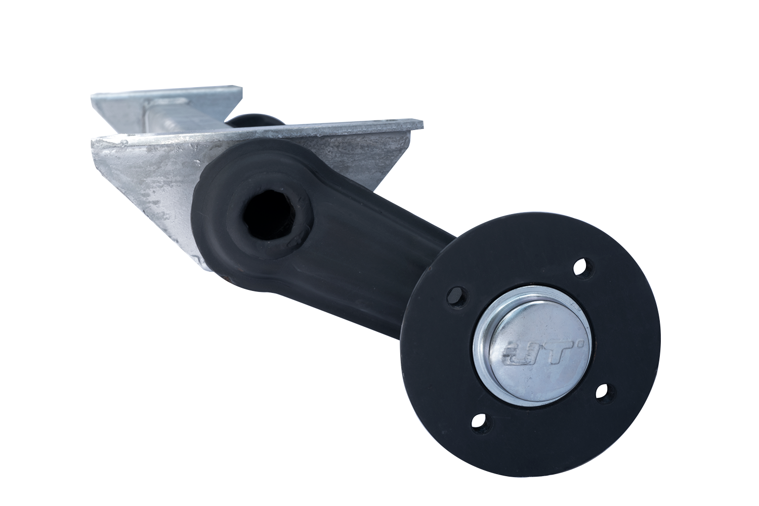 Unbraked KNOTT trailer axle VG7L 750 kg 1125 mm 1615 mm 4x100 UNITRAILER