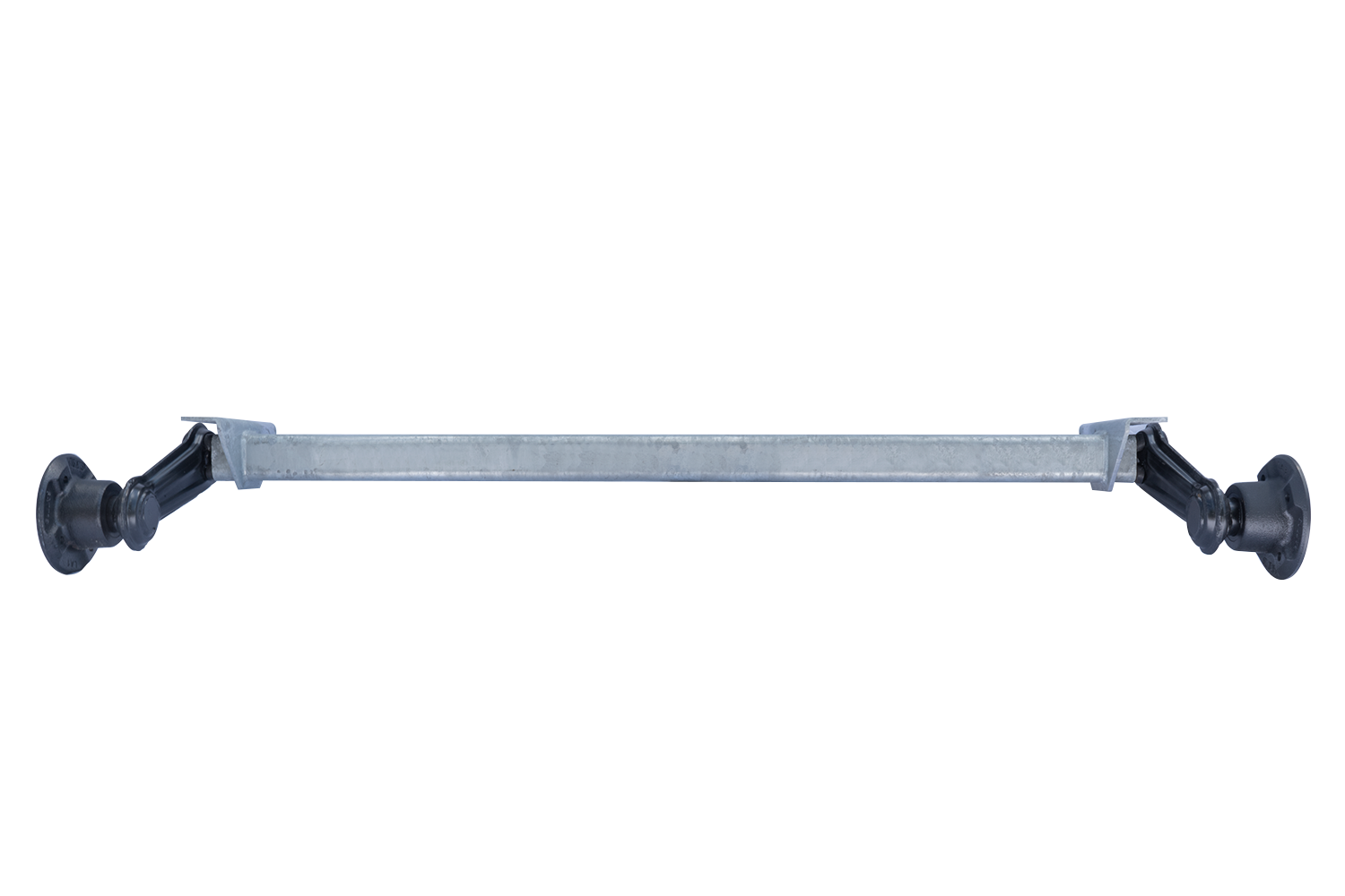 Unbraked KNOTT trailer axle VG7L 750 kg 1125 mm 1615 mm 4x100 UNITRAILER