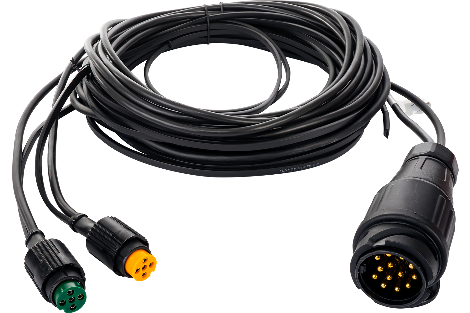 Wiring loom for lightduty trailers 5.5 m 13 pin connector & 5 pin