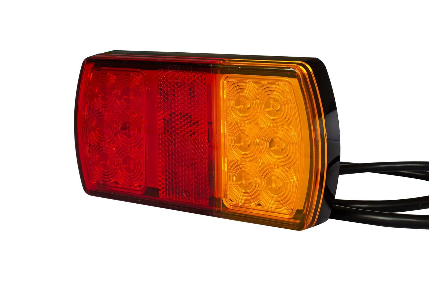 Set 2x tail lights for utility trailer by Fabrilcar by Aspöck