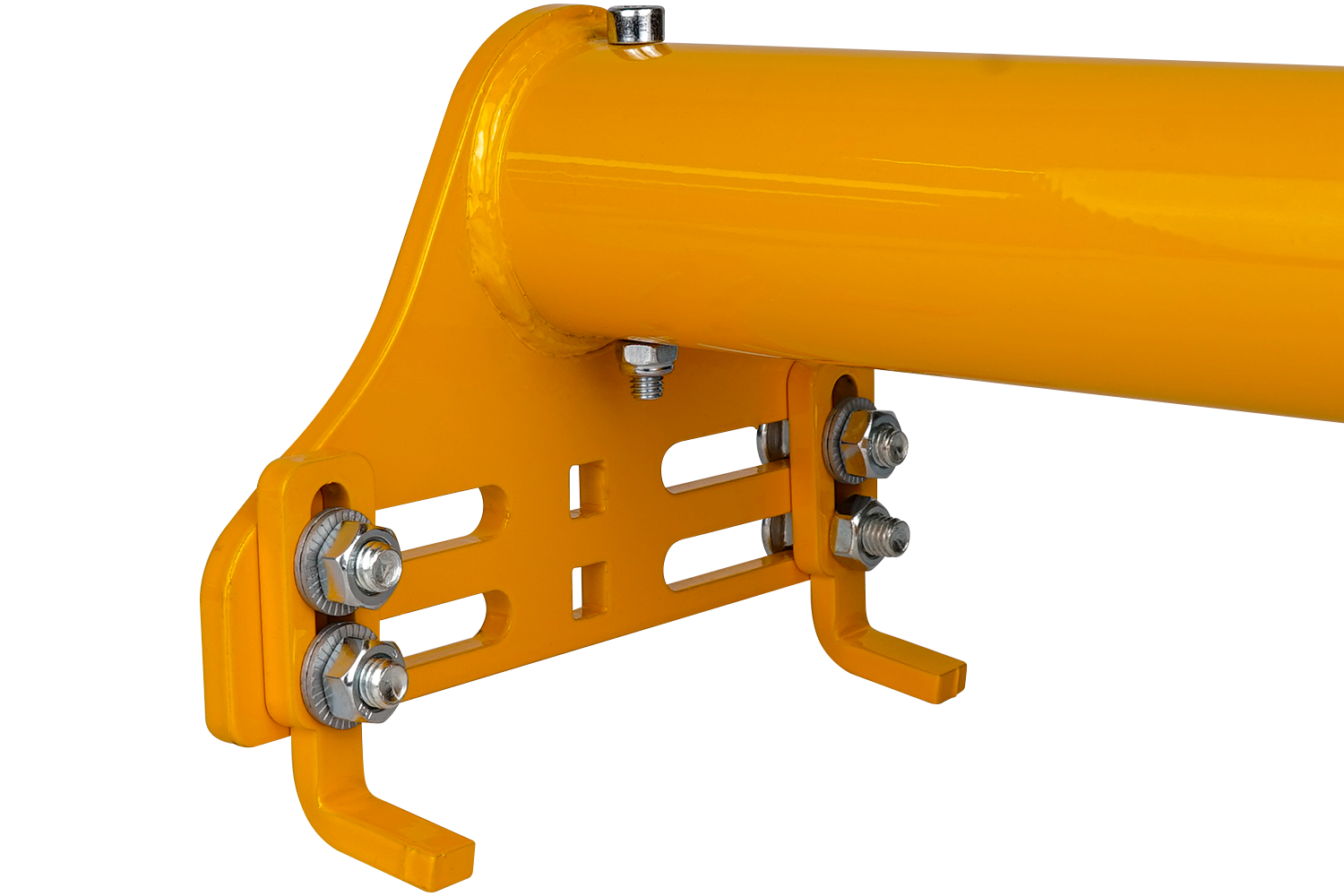 Adjustable wheel block Unitrailer Radstopper yellow - UNITRAILER