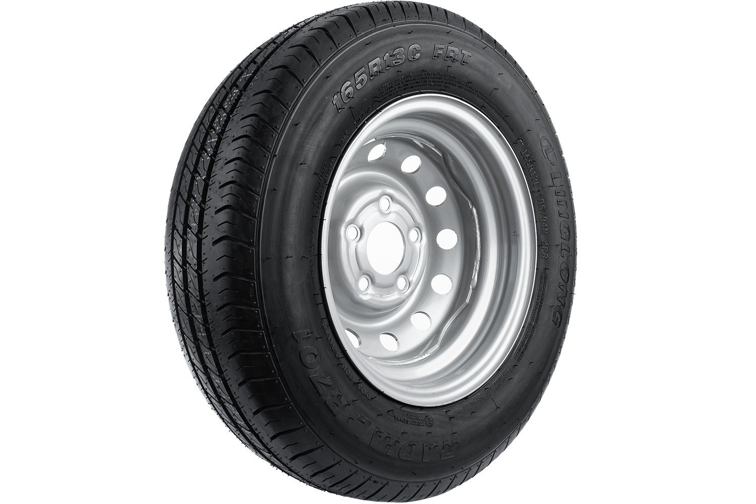 2x wheel 165 R13C ET 30 5x112 710 kg for trailers Linglong tyre Unitrailer