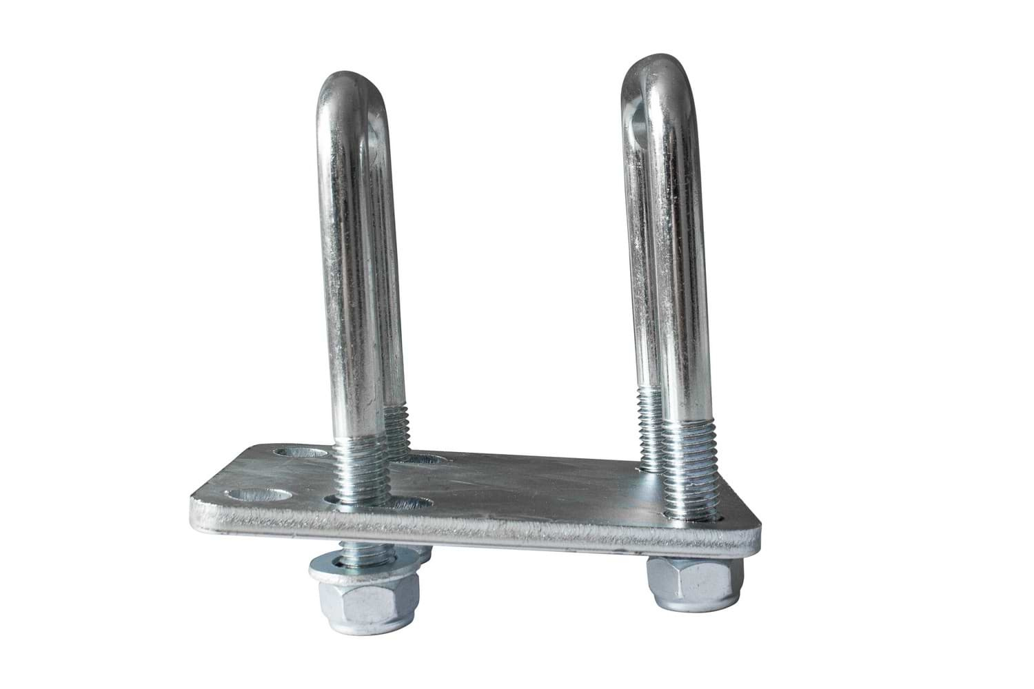 Universal mounting plate for boat trailer pads UNITRAILER