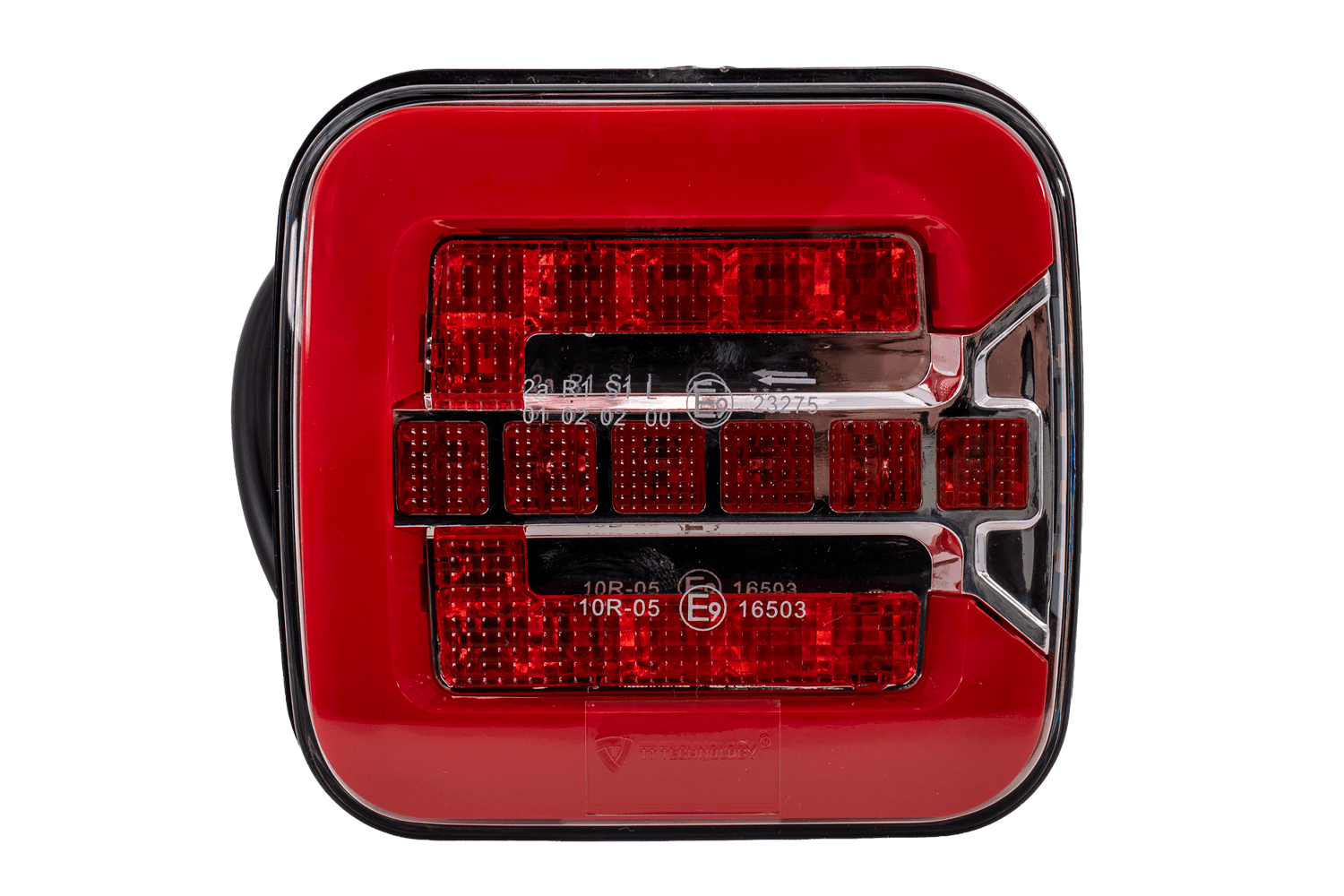 Square Rear Blinker Square rear lamp LED 12-24V with dynamic indicators