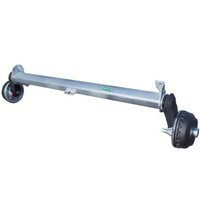 AL-KO braked axle for heavy trailer / tow truck 1350kg 1850mm 1400mm 5x112 with AAA