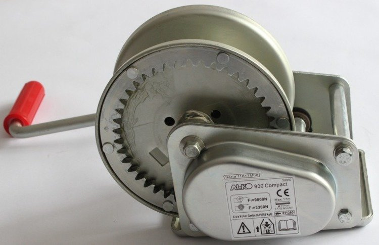 Hand Winch AL-KO 900C 8.75:1 900 kg With Cable Trailer