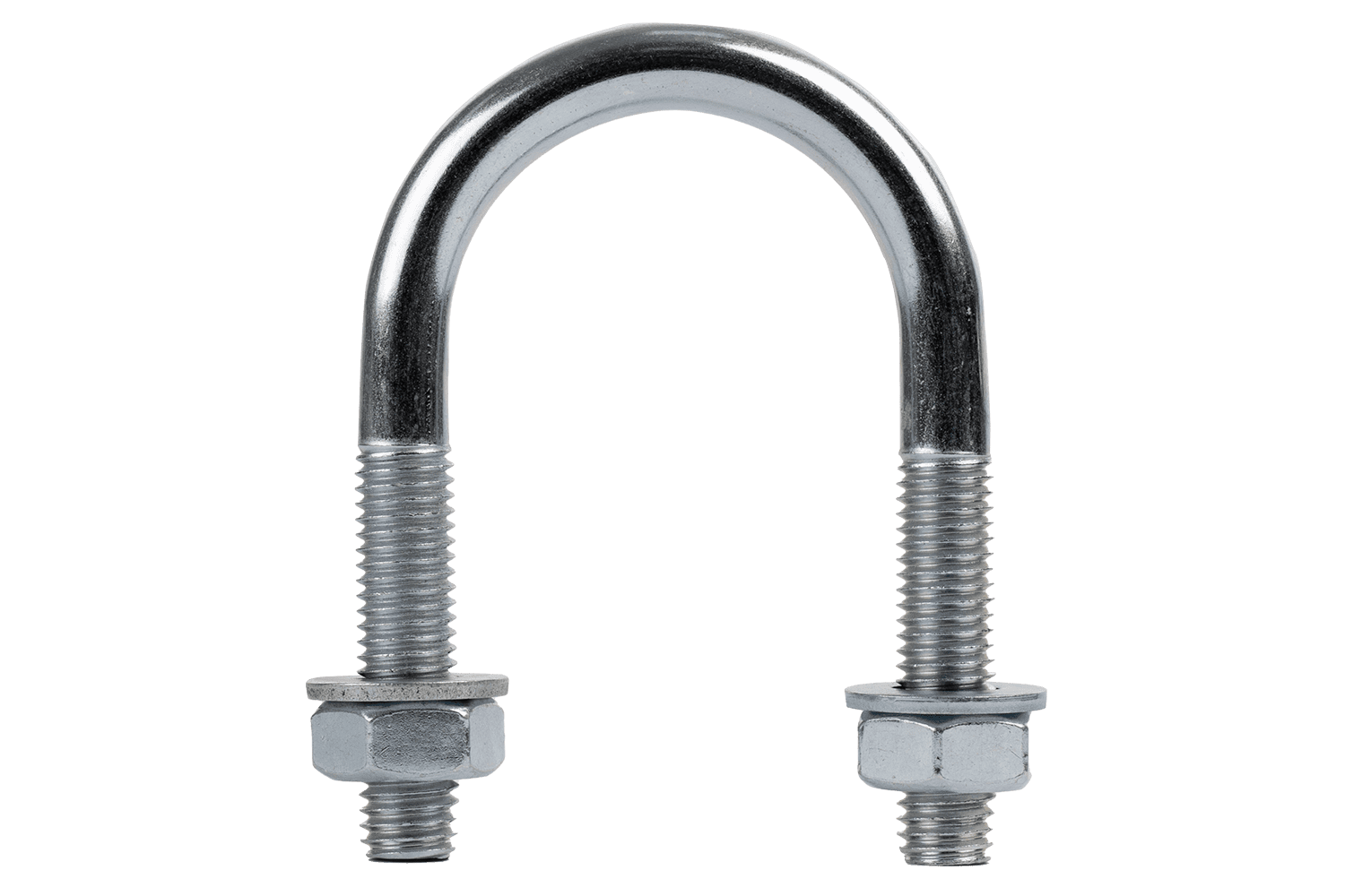 Sharp Clamp Rounded M10 round clamp with nuts and washers 43/81 - UNITRAILER