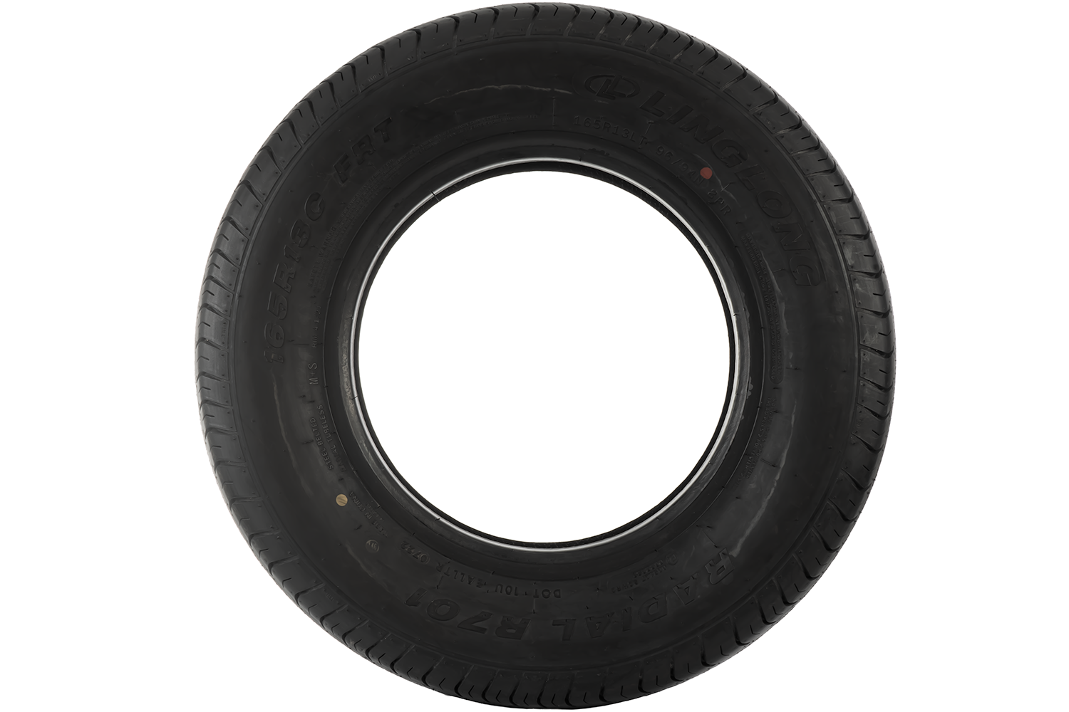 Reinforced tyre 165 R13C for trailers 96 94 N 710 kg Linglong Radial