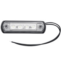 White LED marker light on a rubber stand by Horpol