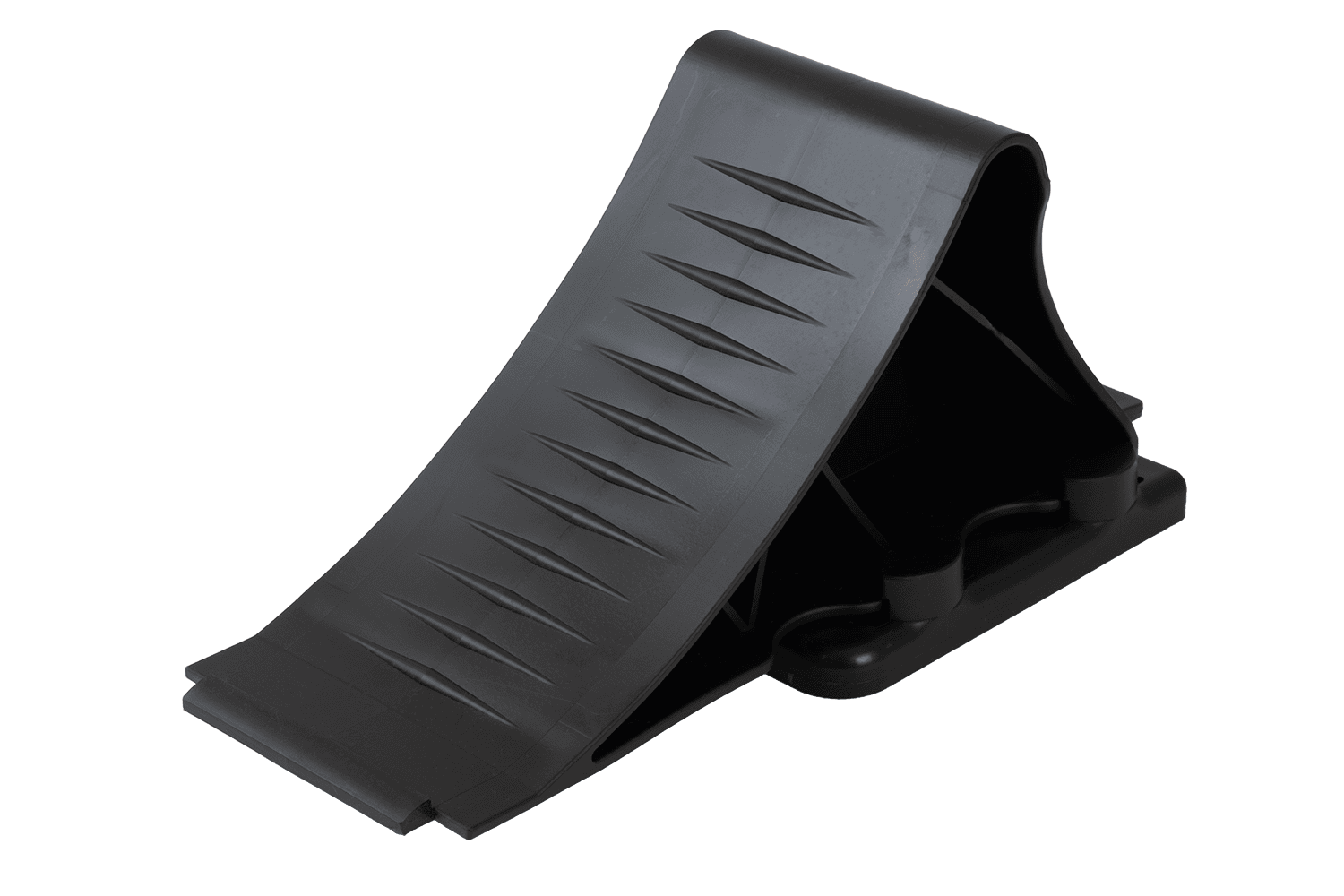 Zoro Select Single Rubber Wheel Chock - 10.5" L X 10" W X 5.5" H (Model 3KR79)